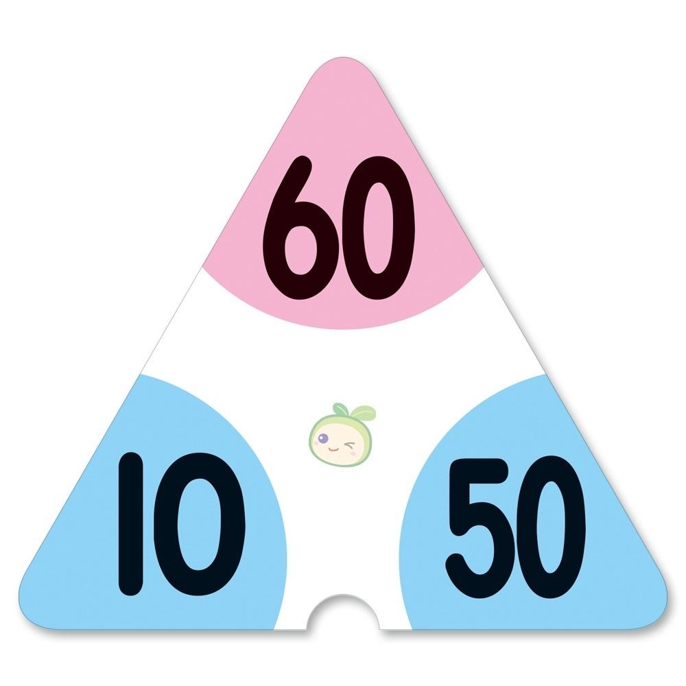 世一/一學就會學習卡/ 三角形數學 加減學習卡/三角形數學 乘除學習卡/  親子家庭-細節圖6