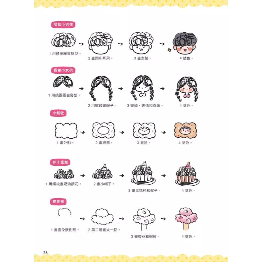 就是愛畫貓/色鉛筆手繪Q萌小動物/色鉛筆手繪好時光/手繪Q萌小插圖/一學就會Q萌簡筆畫/簡單線條畫出貓咪魅力， 從素描到捏塑玩出無限創意～  畫頭•畫身體•畫萌萌眼•畫貓爪爪… 畫貓咪的日常與喜怒哀樂～-細節圖8