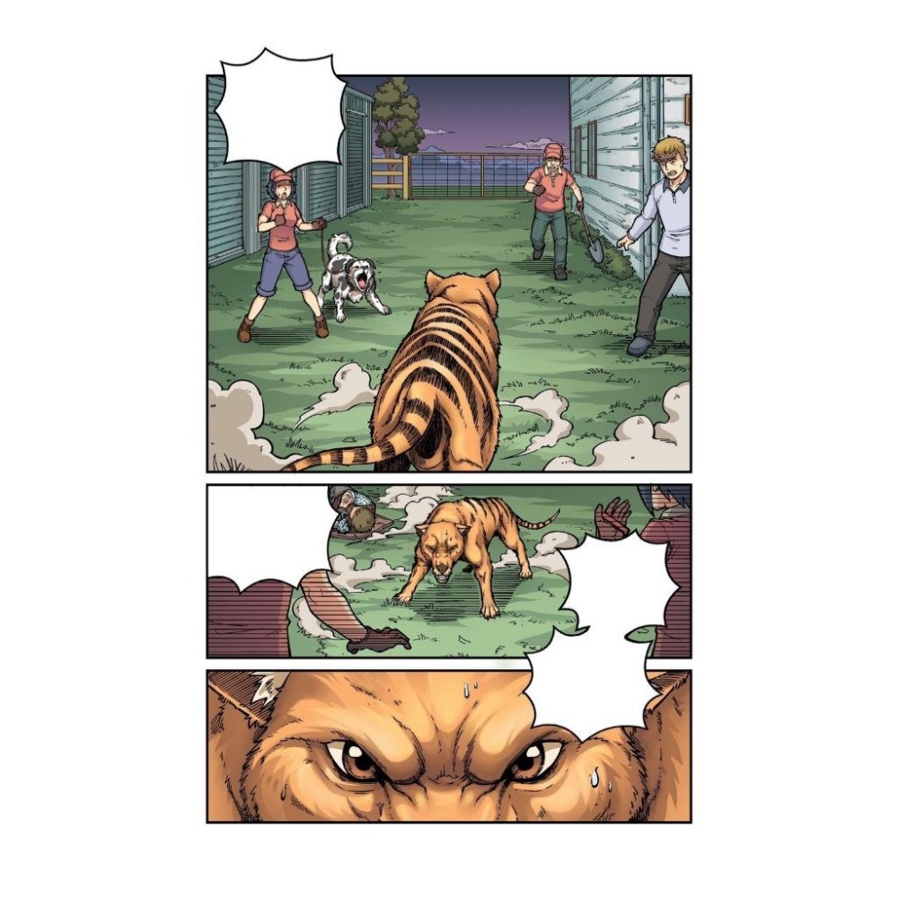 大邑🔥X萬獸探險隊 IV🔥 新書上市  3: 巡弋殺手 寬吻海豚VS藍鯨VS巨齒鯊 1: 狂牙劍客 袋獾VS袋狼VS劍齒虎 2: 空中戰艦  (附學習單)看漫畫學知識！蒐羅超過200種現存、瀕危及絕種動物情報， 趣味漫畫＋驚險故事＝開啟知識-細節圖3