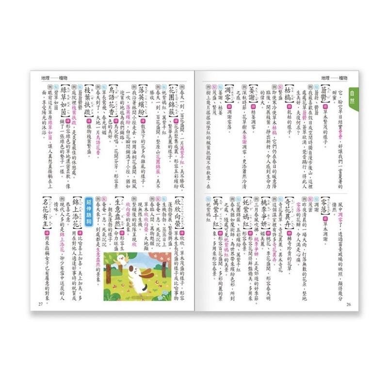 學生作文必備語詞選(精)(32k)  你是否常常有一籮筐的想法，卻無法行雲流水得寫出來？ 2021/10 新版 / 親子家庭-細節圖3