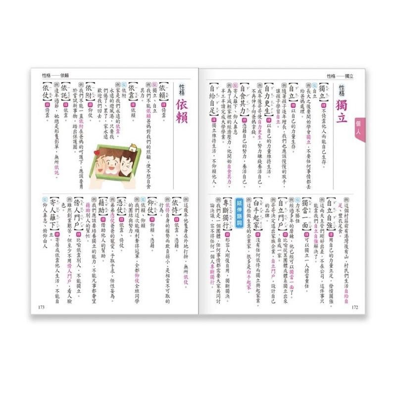 學生作文必備語詞選(精)(32k)  你是否常常有一籮筐的想法，卻無法行雲流水得寫出來？ 2021/10 新版 / 親子家庭-細節圖5