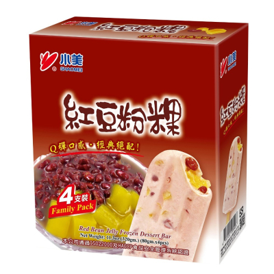 小美紅豆粉粿冰棒80g(盒)