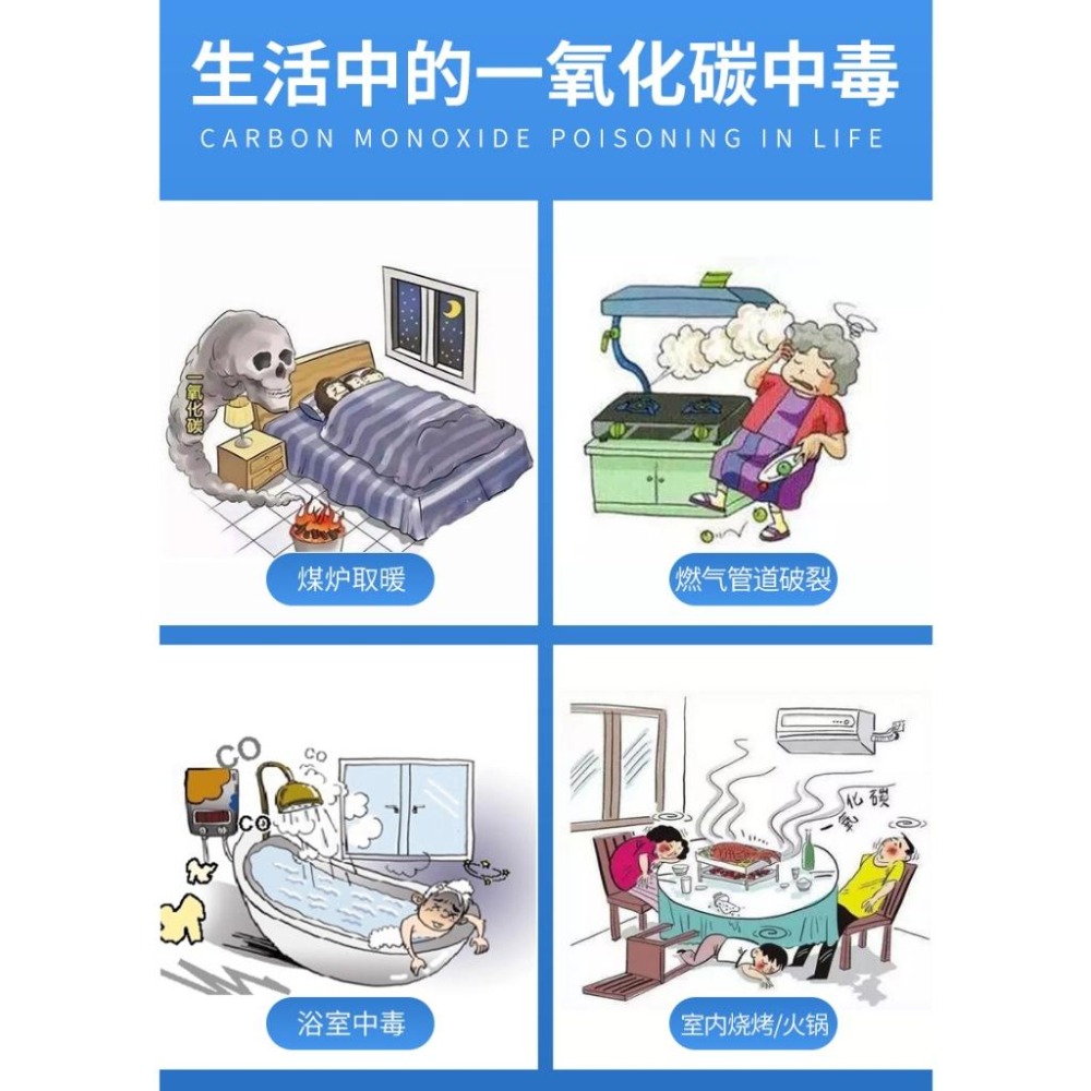 【現貨】複合式 天然瓦斯漏氣一氧化碳警報器 一氧化碳偵測器 一氧化碳感應器 瓦斯警報防範瓦斯爆炸居家安全防護-細節圖4