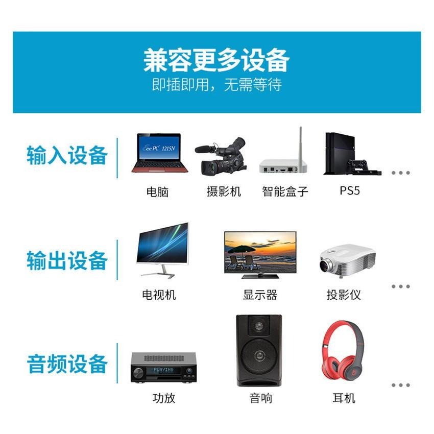 HDMI2.0音頻分離器 HDCP2.2解碼 HDMI to hdmi+光纖+RCA 頻轉換器 xbox ps5音頻分離-細節圖3