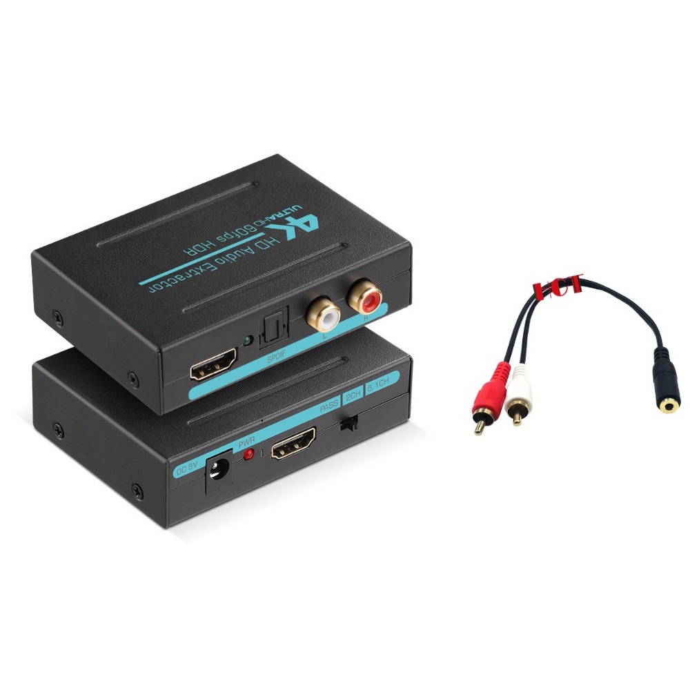 HDMI2.0音頻分離器 HDCP2.2解碼 HDMI to hdmi+光纖+RCA 頻轉換器 xbox ps5音頻分離-規格圖8