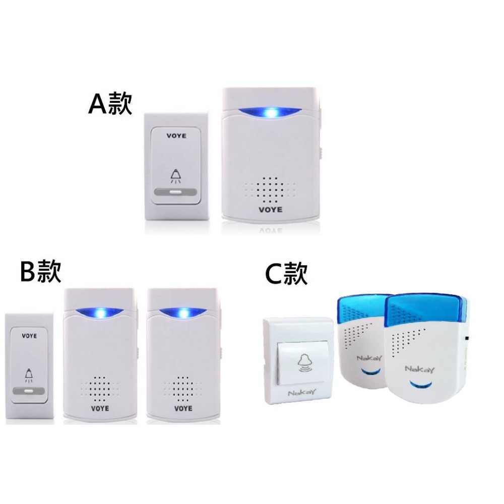 【現貨】38首音樂閃光顯示電子音樂門鈴一拖一及一拖二 無線門鈴 老人呼叫器 無線電鈴看護鈴救護鈴 door bell-細節圖7