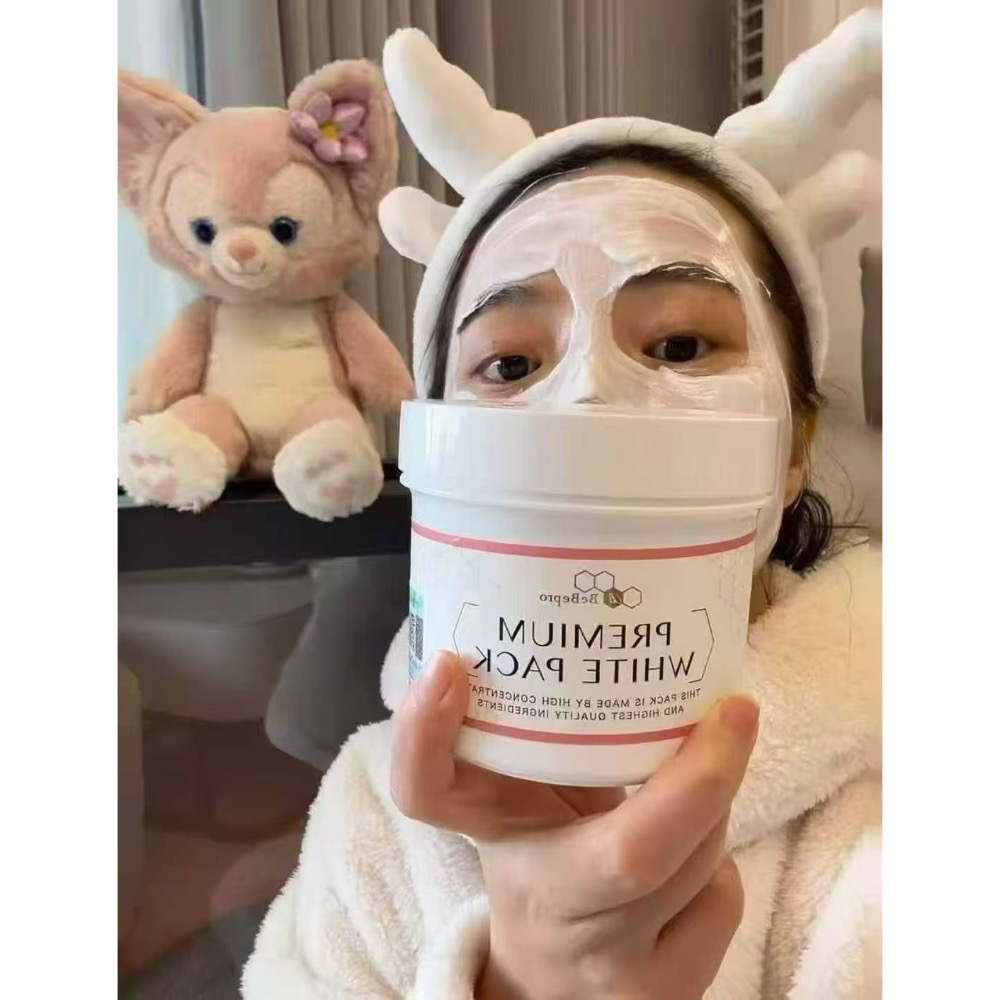 現貨 日本銀座 Bebe-pro 臍帶血面膜 美白 修復提亮 去黃 補水 塗抹式面膜 400ml-細節圖3