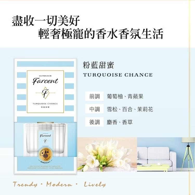 Farcent香水 室內擴香 120ml - 多款可選 精品香水香氛 日本植物消臭因子 有效分解異味-細節圖2