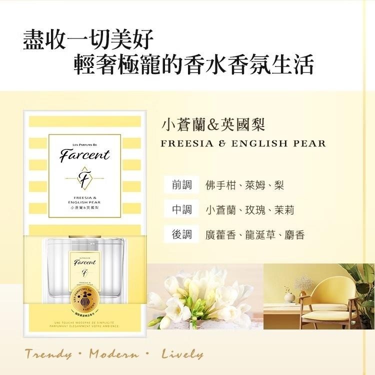 Farcent香水 室內擴香 120ml - 多款可選 精品香水香氛 日本植物消臭因子 有效分解異味-細節圖4