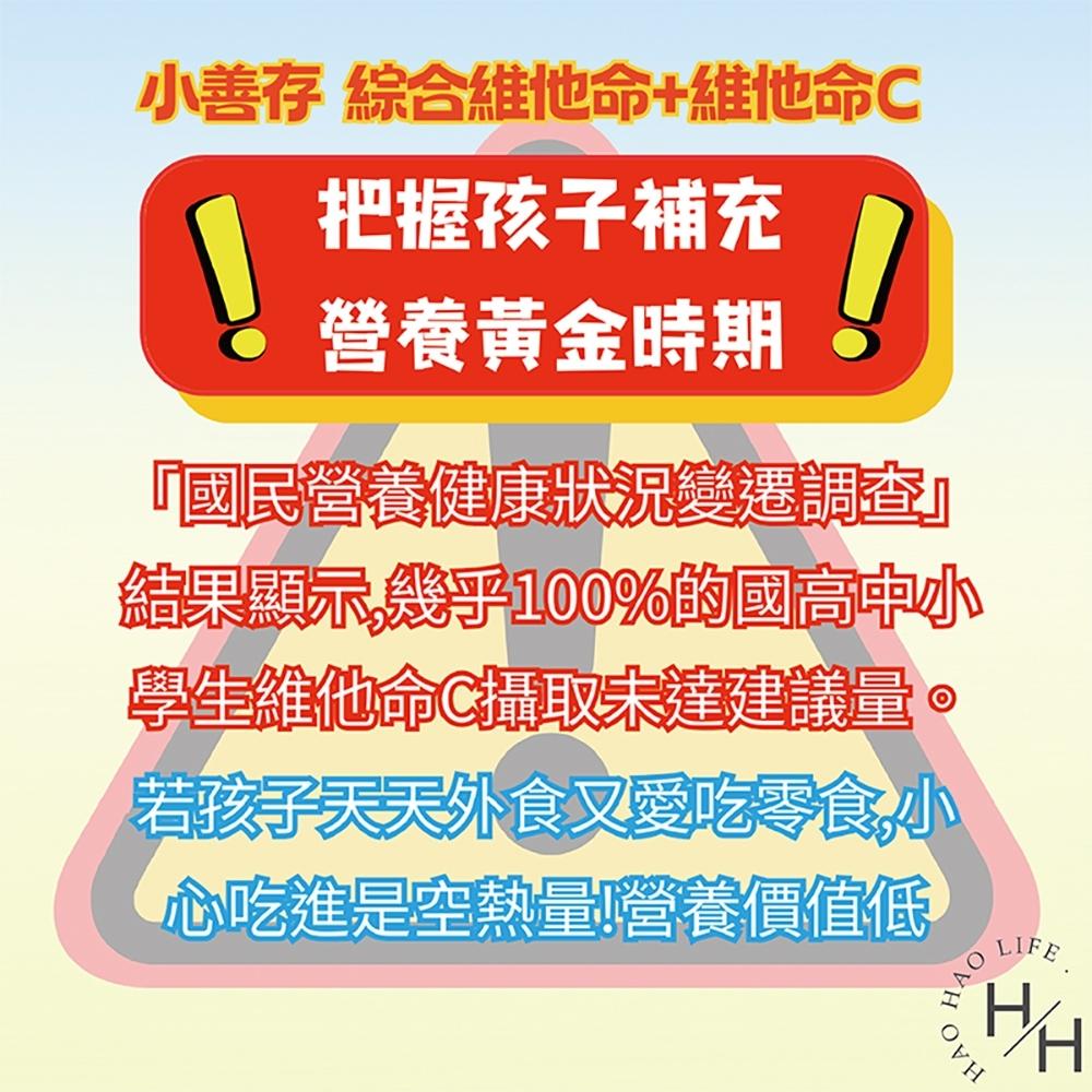 現貨快出 小善存60錠 綜合維他命+維他命C 兒童保健 內含16種營養素-細節圖3