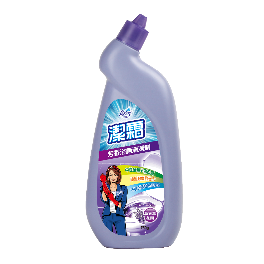 潔霜 芳香浴廁清潔劑 檸檬樂園/綠茶馨香/清新皂香/薰衣草花園 中性配方 不傷衛浴設備 添加芳香配方，洗後滿室留香-規格圖4
