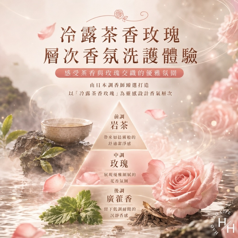 現貨快出【Hair Recipe 髮的食譜】滋養修護洗髮露 玫瑰蜜香茶(510g/瓶) 洗髮露 洗髮乳 洗髮精 髮的食譜-細節圖8