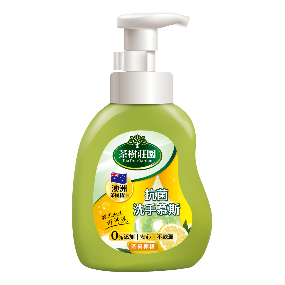 【茶樹莊園】大容量 茶樹抗菌洗手慕斯-茶樹/茶樹檸檬 抗菌 洗手乳 洗手液 新舊包裝隨機出貨-細節圖9