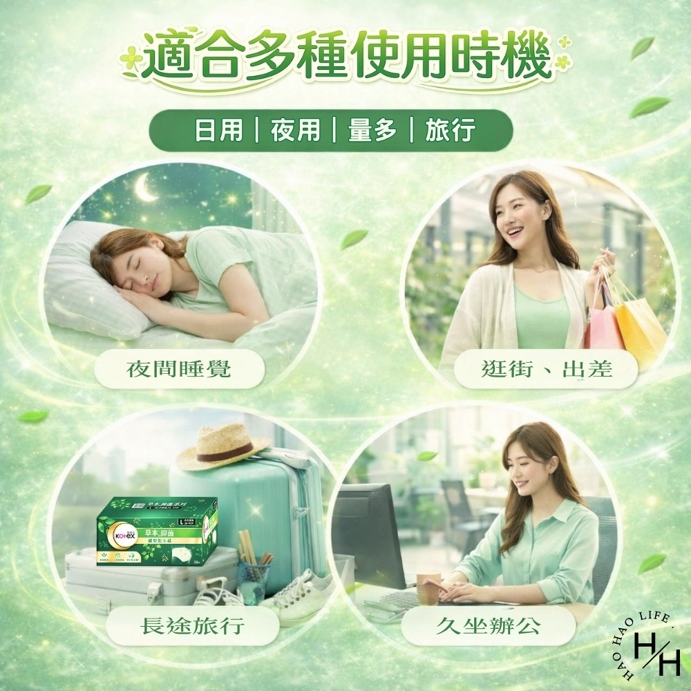【Kotex 靠得住】14.5公分日用草本抑菌護墊 (56片x6包)/草本抑菌褲型衛生棉(36入/箱)三種尺寸 護墊-細節圖11