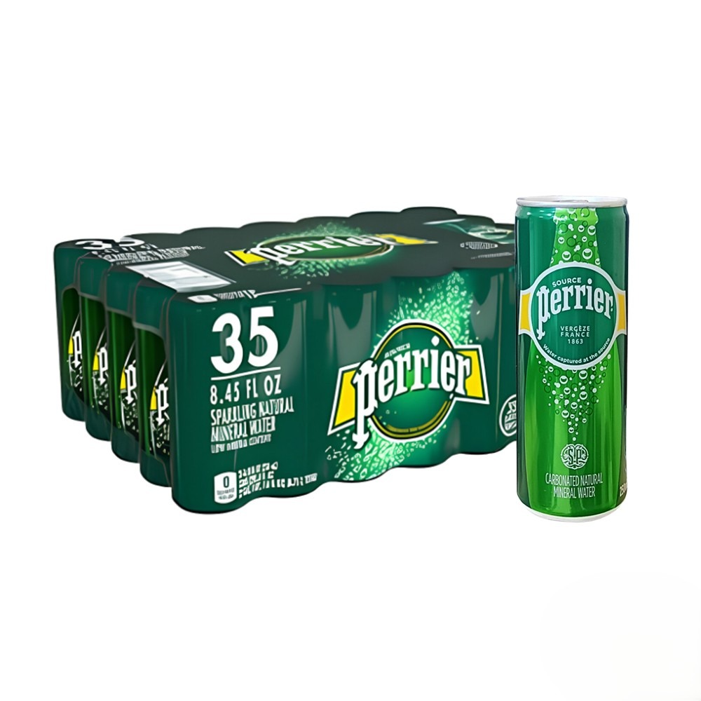 現貨快出 Perrier 沛綠雅 天然氣泡礦泉水 250ml x35罐 限宅配-規格圖7
