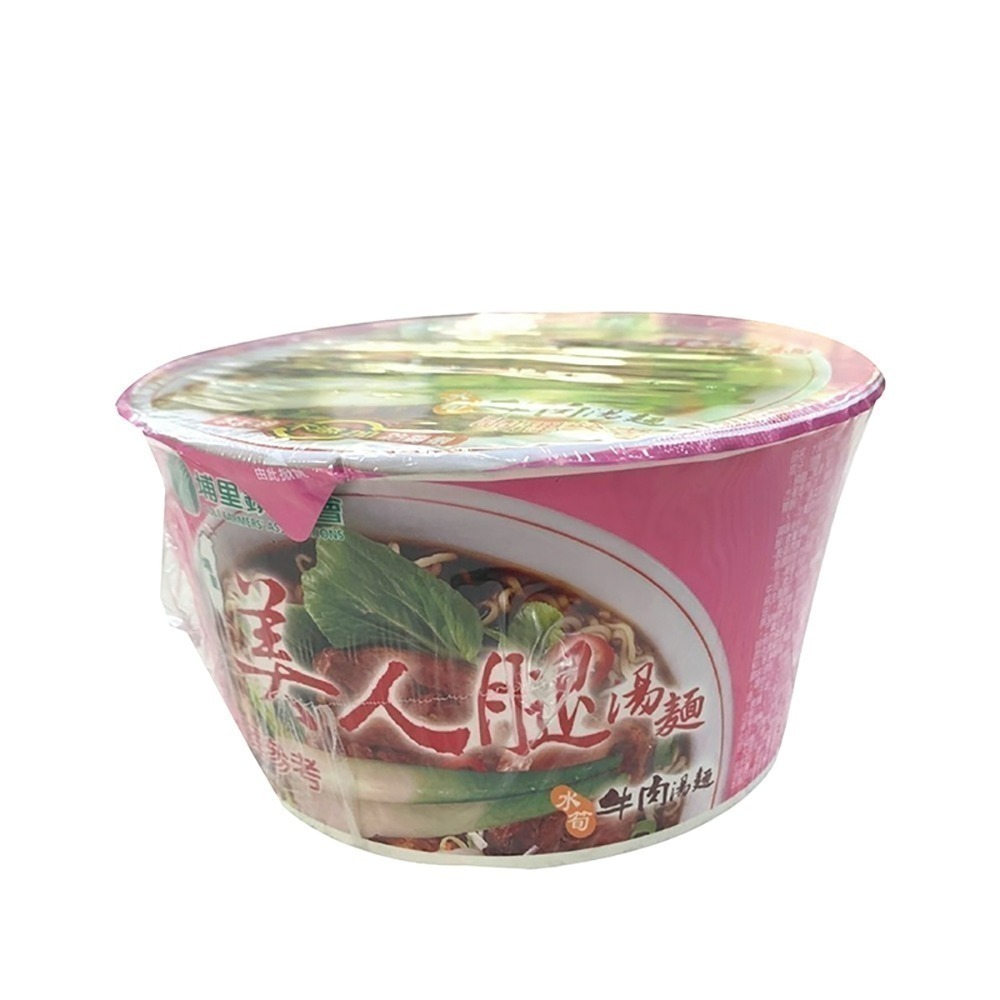 現貨快出 埔里鎮農會【美人腿湯麵】 筊白筍泡麵 箱購12入🍜  台灣製 最好吃素食泡麵 茭白筍 埔里特產 南投-規格圖3
