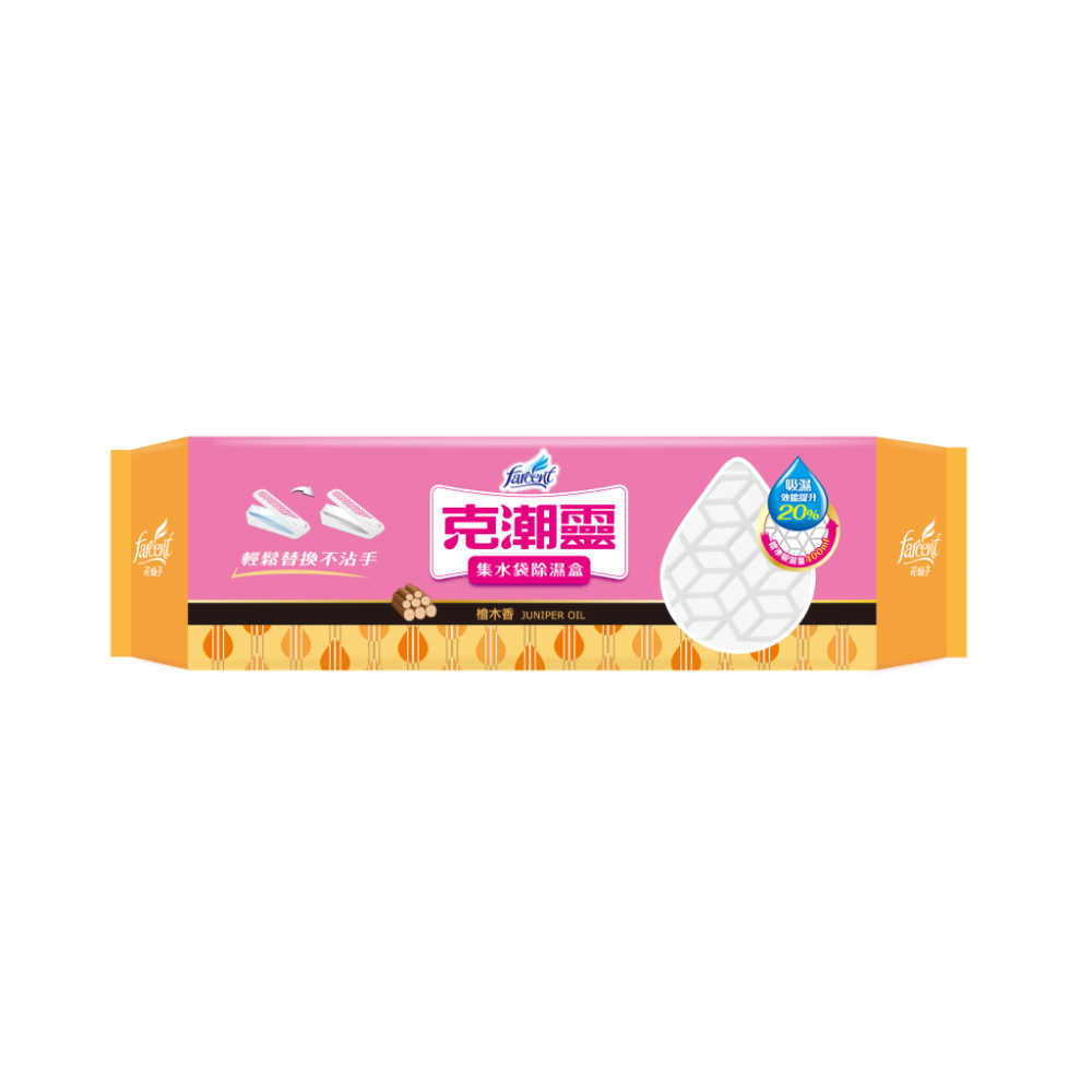 克潮靈 集水袋除濕盒-玫瑰香/去霉味/檜木 獨家超強吸水顆粒 微型小空間除濕機-規格圖4