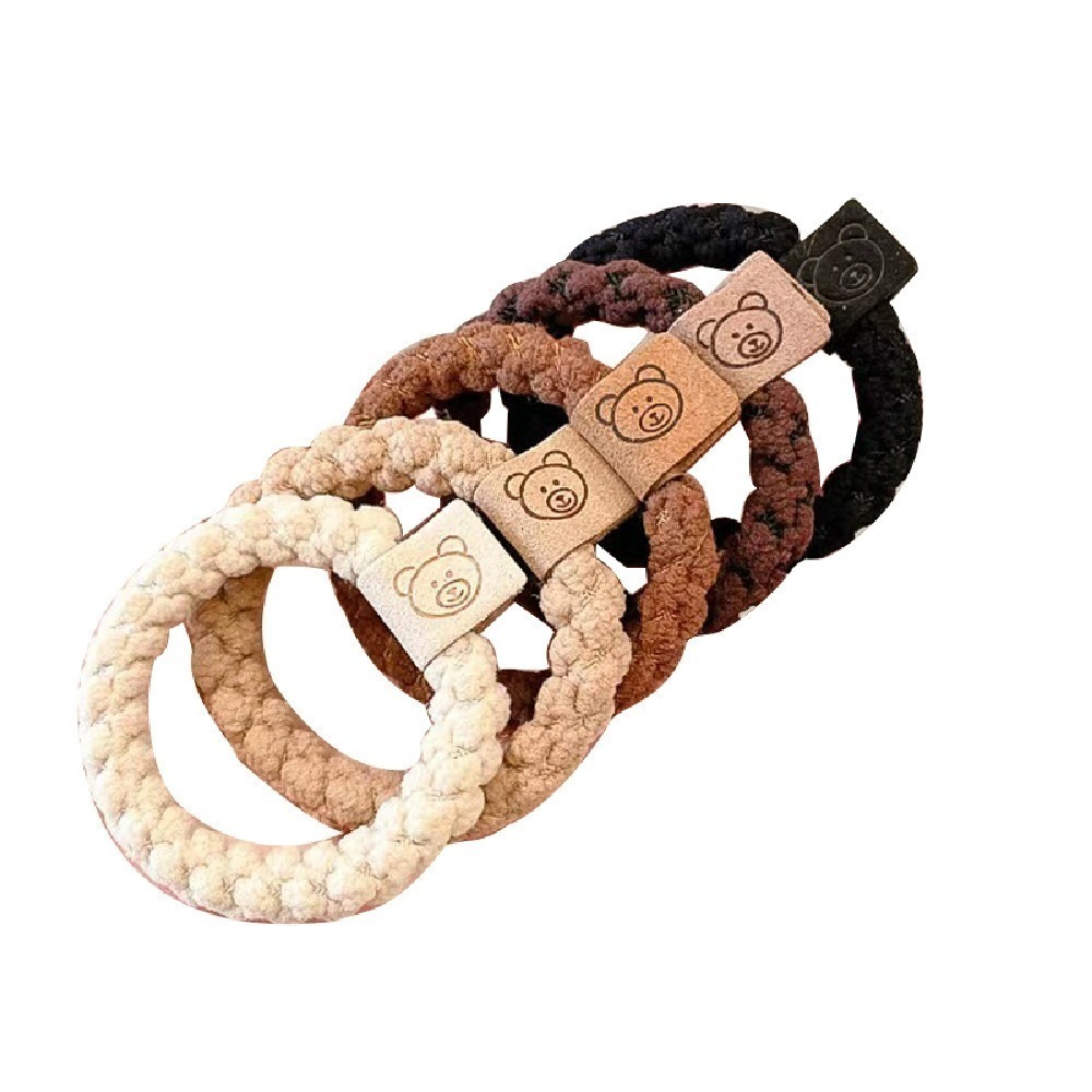 現貨快出 韓版莫蘭迪髮圈5入組  不卡髮 高彈力 加粗耐用不纏髪 基礎款 高級感髮飾 頭飾 皮筋 髮飾 新款麻花辮-規格圖6