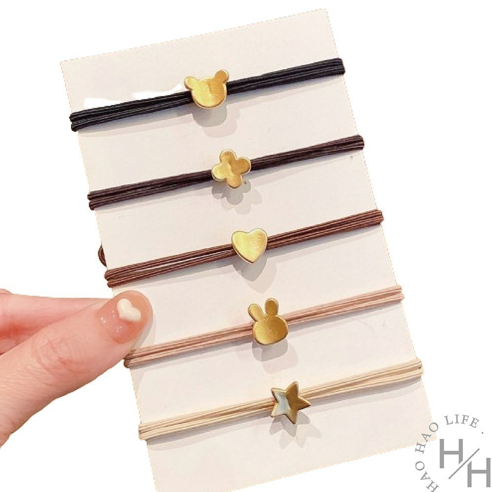 現貨快出 韓版莫蘭迪髮圈5入組  不卡髮 高彈力 加粗耐用不纏髪 基礎款 高級感髮飾 頭飾 皮筋 髮飾 新款麻花辮-規格圖6