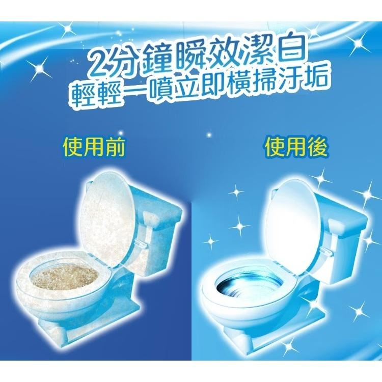 潔霜 免刷洗馬桶清潔劑 百花清香/青檸芳香 99.9%除菌更安心 附著力佳有效分解髒污除垢 輕鬆除垢免刷洗-細節圖3