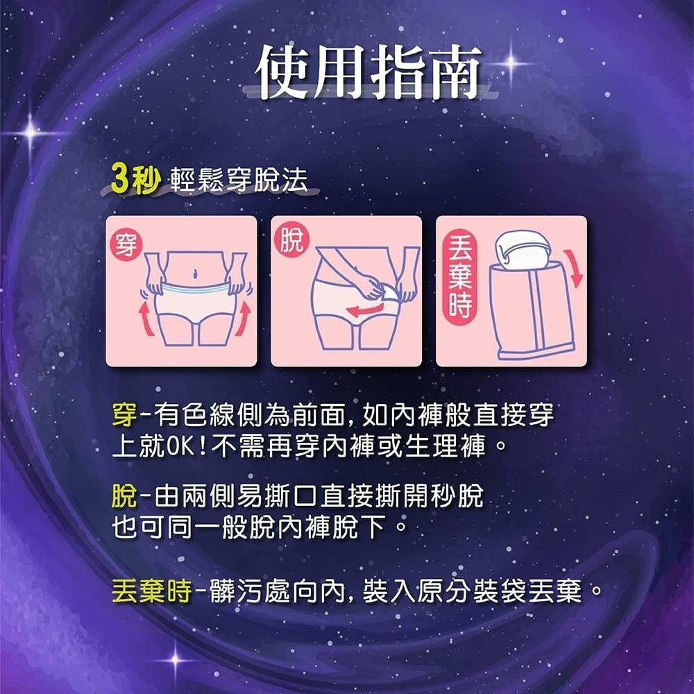 現貨快出 靠得住Kotex 箱購 晚安好眠褲 M-XL號 2入 衛生棉 衛生棉褲 褲型衛生棉 安睡褲 安心褲 褲型棉-細節圖6