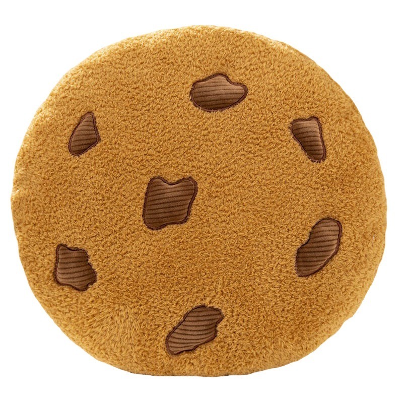 現貨快出 曲奇餅乾抱枕 聖誕節 交換禮物 抱枕 仿真抱枕 絨毛抱枕 靠墊 MM巧克力 坐墊 沙發抱枕 午睡枕-規格圖6