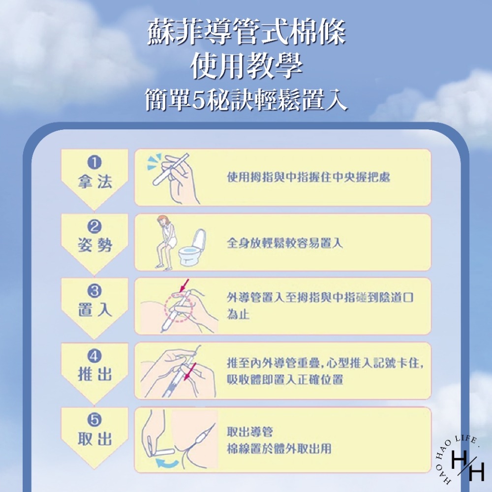 蘇菲 現貨 導管式衛生棉條一般型 大入數超值組 一般型34入 /量多型 32入 最長8小時吸收力 衛生棉 生理期不外漏-細節圖4