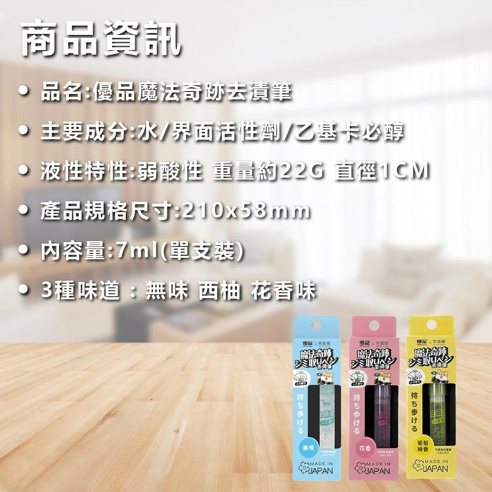 現貨快出 優品x柴語錄 魔法奇跡趣漬筆(7ml) 款式可選 限量聯名款 日本製 衣物類專用-細節圖7