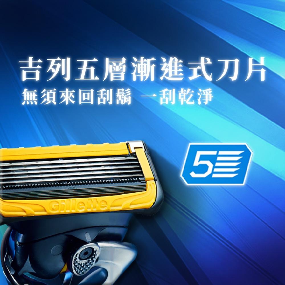 吉列Gillette 現貨快出 鋒護手動刮鬍刀組 刀架 X 1 + 刀頭 X 6 刮鬍裝備 剃鬍刀 好市多-細節圖7