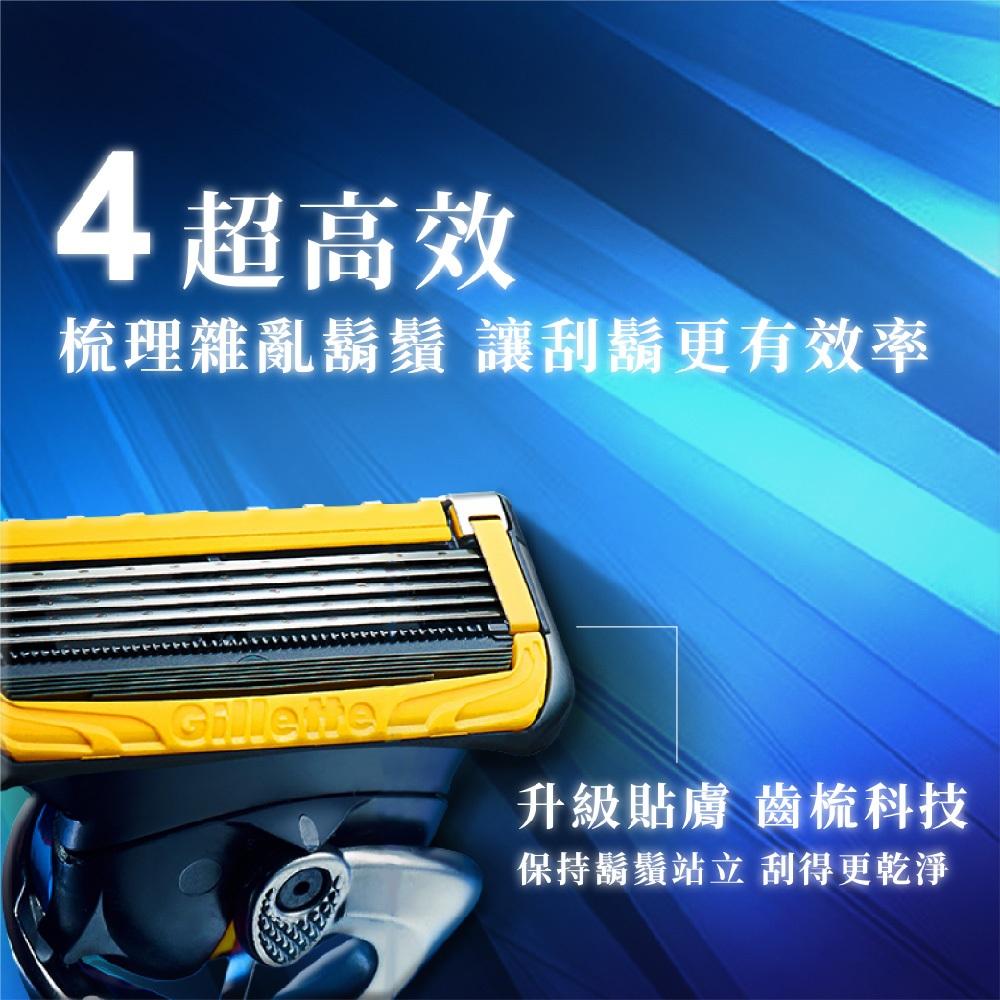 吉列Gillette 現貨快出 鋒護手動刮鬍刀組 刀架 X 1 + 刀頭 X 6 刮鬍裝備 剃鬍刀 好市多-細節圖8