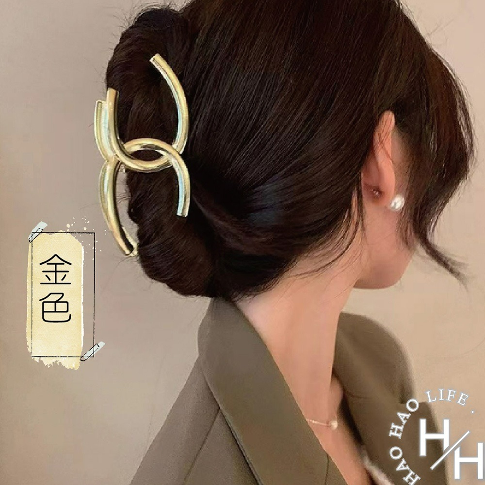 現貨快出 霧面髮夾 金屬髮夾 鯊魚夾 奶茶色系髮夾 大號鯊魚夾 優雅簡約髮夾 交叉髮夾 莫蘭迪髮夾 韓系髮飾 韓國髮夾-規格圖9