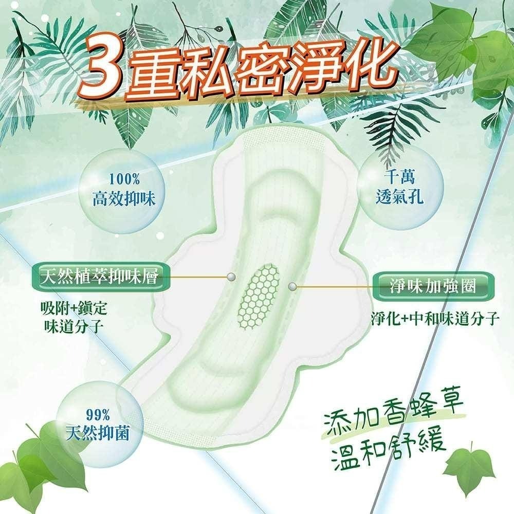 Kotex 靠得住 草本抑菌日用衛生棉23公分一般款/加強版  日用 草本衛生棉 衛生棉 生理 生理期 天然 私密保養-細節圖6
