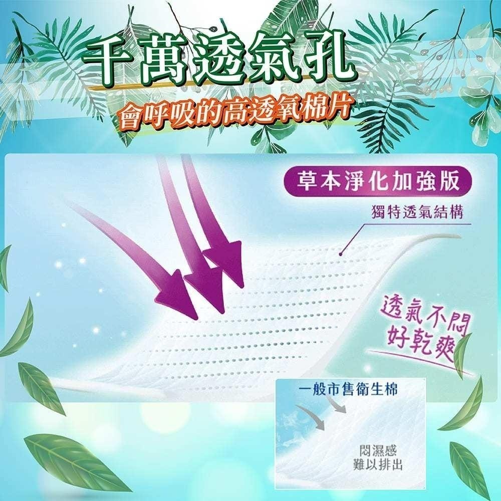 Kotex 靠得住 草本抑菌日用衛生棉23公分一般款/加強版  日用 草本衛生棉 衛生棉 生理 生理期 天然 私密保養-細節圖9