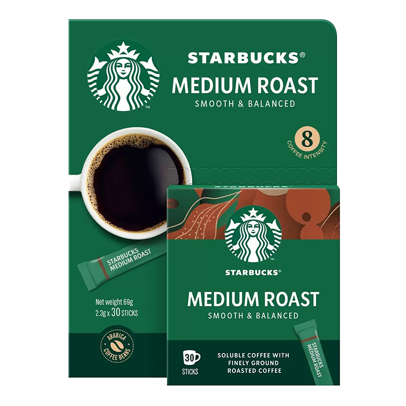 現貨快出 星巴克 特選系列 中度烘焙咖啡隨手包 2.3公克 X 30包 好市多-規格圖6