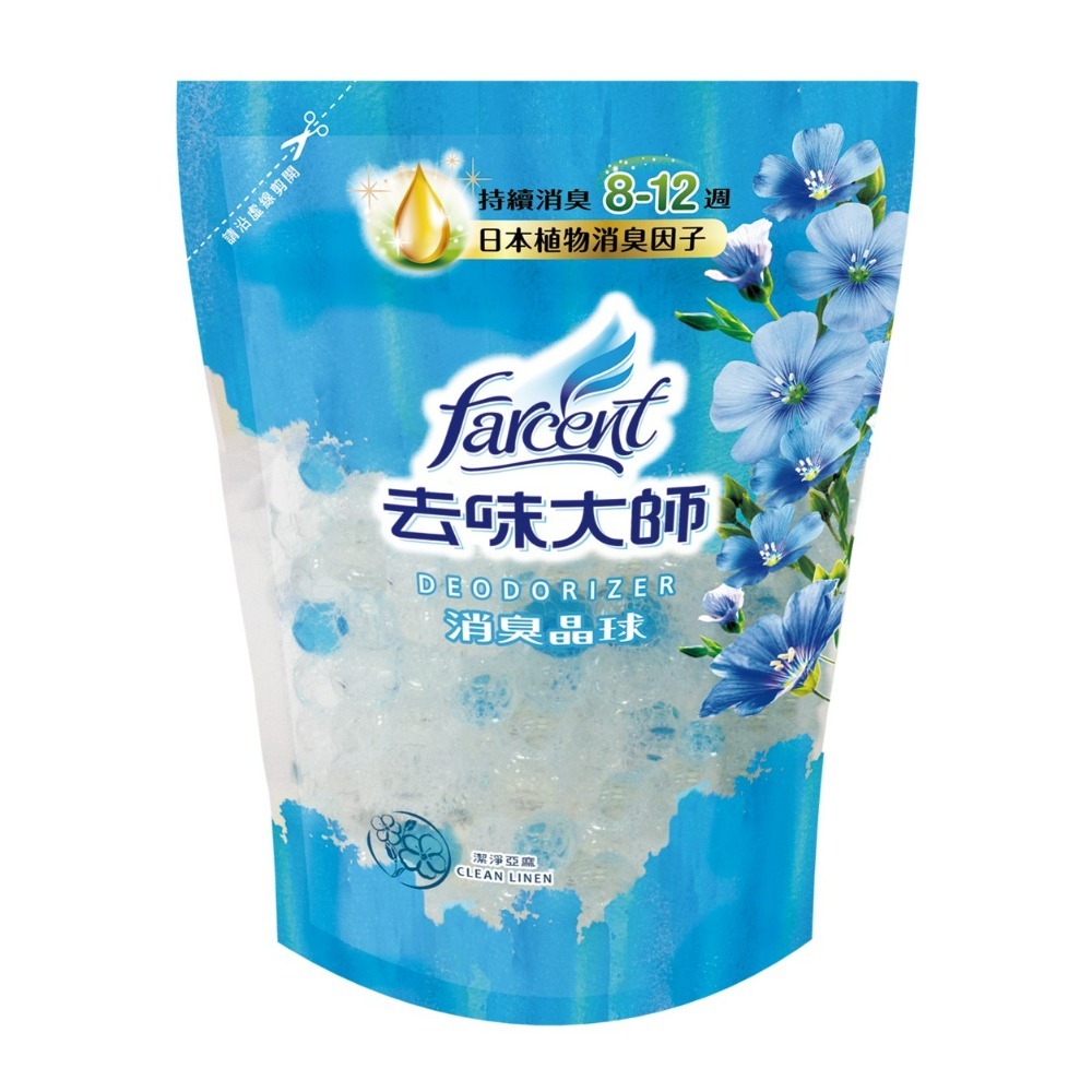 去味大師 消臭晶球 粉戀櫻花/舒爽薰衣草/潔淨亞麻 居家香氛 除臭 芳香劑 日本植物消臭因子 水晶球-規格圖1