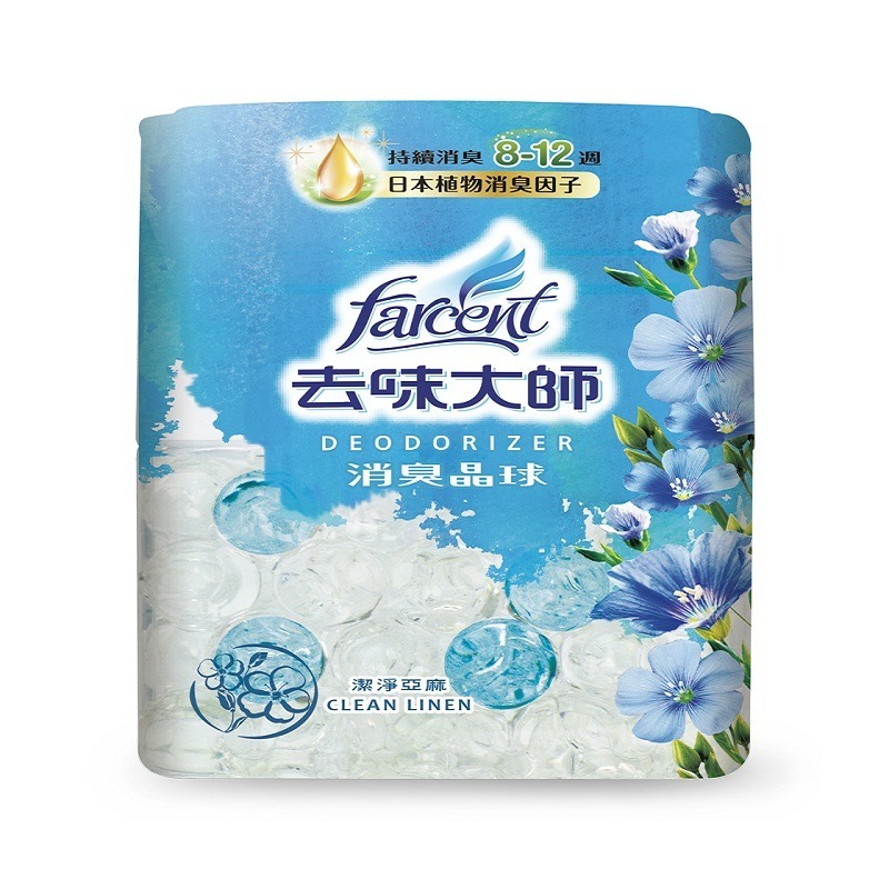 去味大師 消臭晶球 粉戀櫻花/舒爽薰衣草/潔淨亞麻 居家香氛 除臭 芳香劑 日本植物消臭因子 水晶球-規格圖3