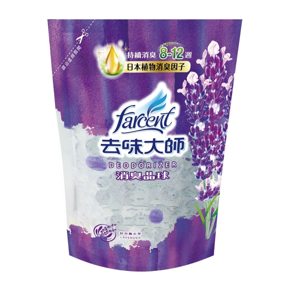 去味大師 消臭晶球 粉戀櫻花/舒爽薰衣草/潔淨亞麻 居家香氛 除臭 芳香劑 日本植物消臭因子 水晶球-規格圖3