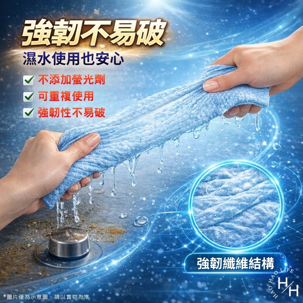 金百利Scott 超好用!!萬用超強吸力紙藍色抹布 好市多 可重複使用 紙抹布 萬用抹布  洗車  廚房 擦手 強韌抹布-細節圖4