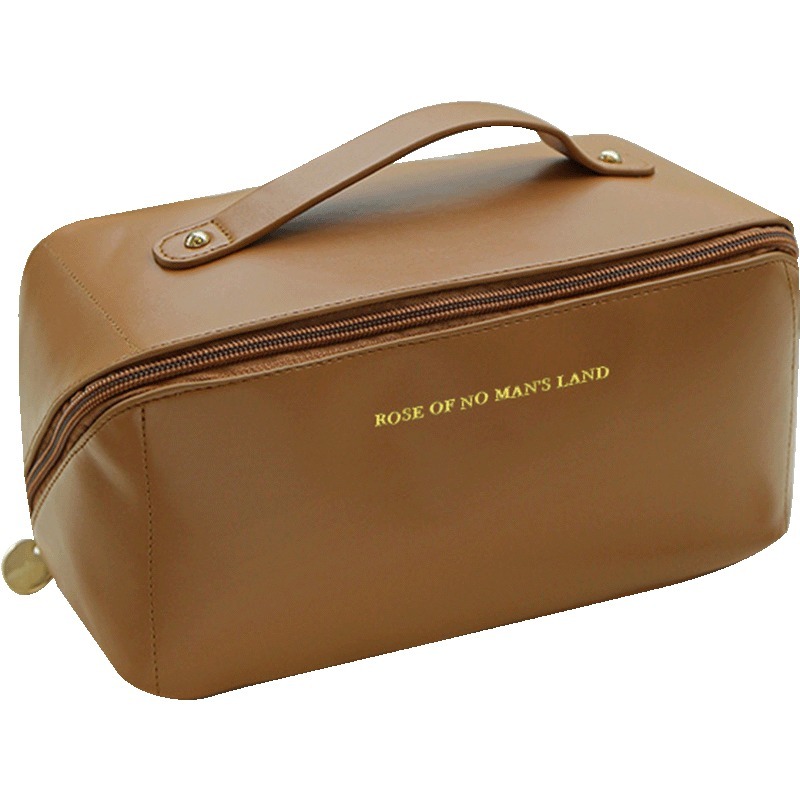 現貨快出 【輕奢風旅行化妝包】枕頭化妝包 風琴化妝包 化妝品收納包 洗漱包 枕頭包 大容量化妝包 手提化妝包 枕頭包-規格圖7