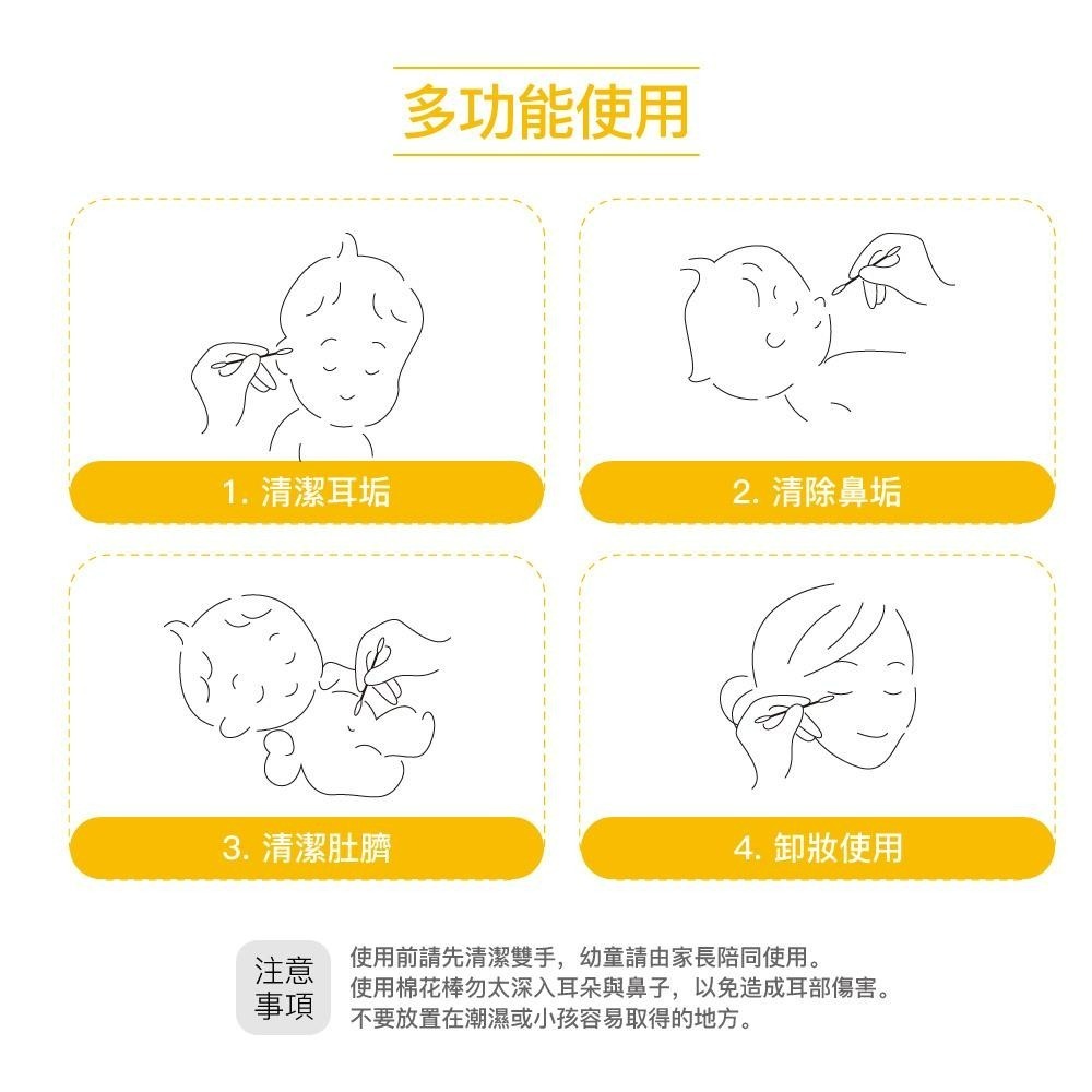 奈森克林 粗軸/細軸  棉棒/棉花棒 200支 盒裝 棉花棒 挖棒-細節圖5