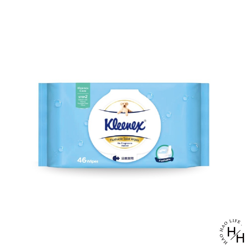 現貨快出 好市多 舒潔Kleenex濕式衛生紙 單包組(46抽x14包/箱) 衛生紙 濕紙巾 舒潔 可沖式衛生紙 濕巾-規格圖8