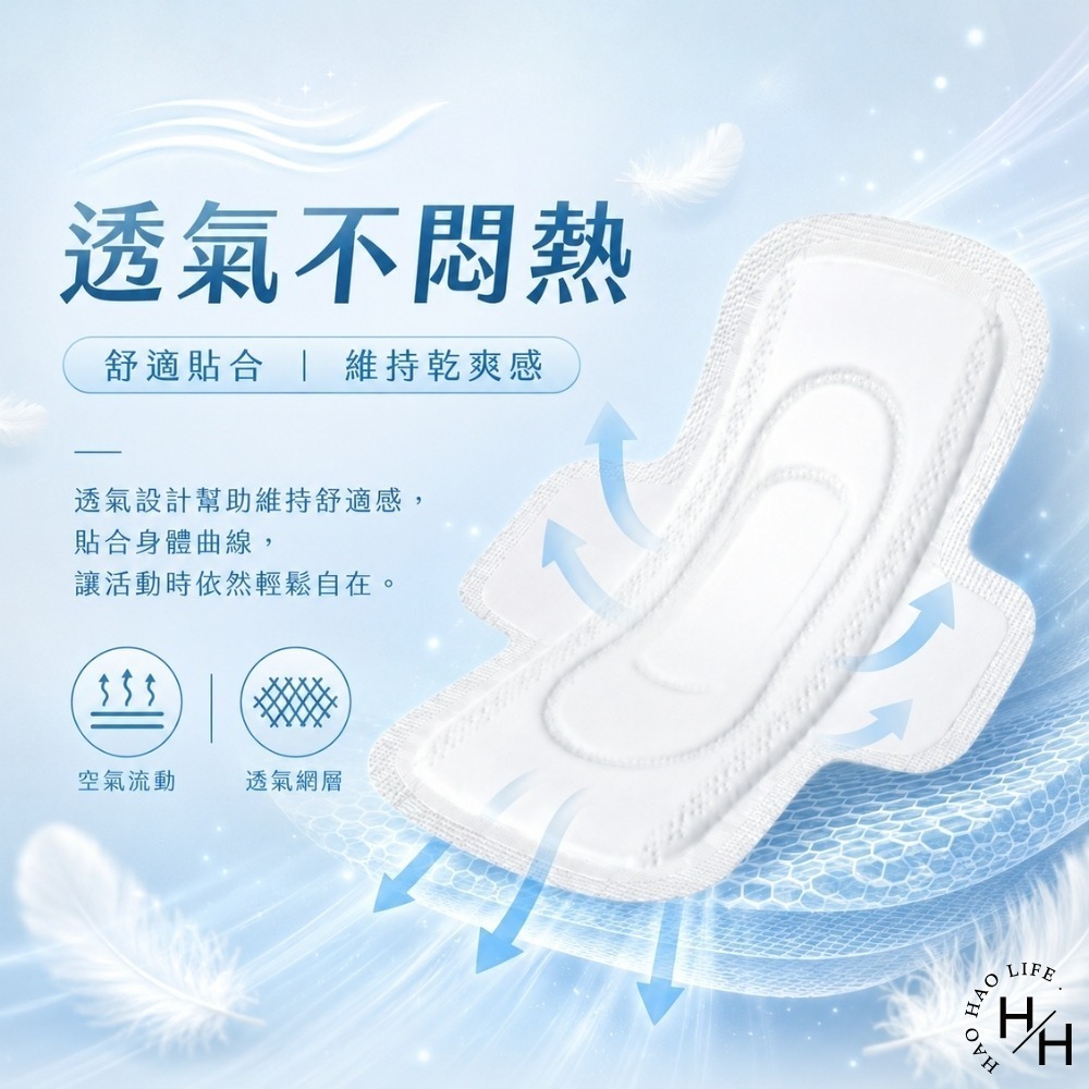 現貨快出【愛康】超引力涼感棉 4種尺寸任選 24cm/28cm/33cm/41cm 衛生棉 涼感衛生棉 愛康 日用 夜用-細節圖3
