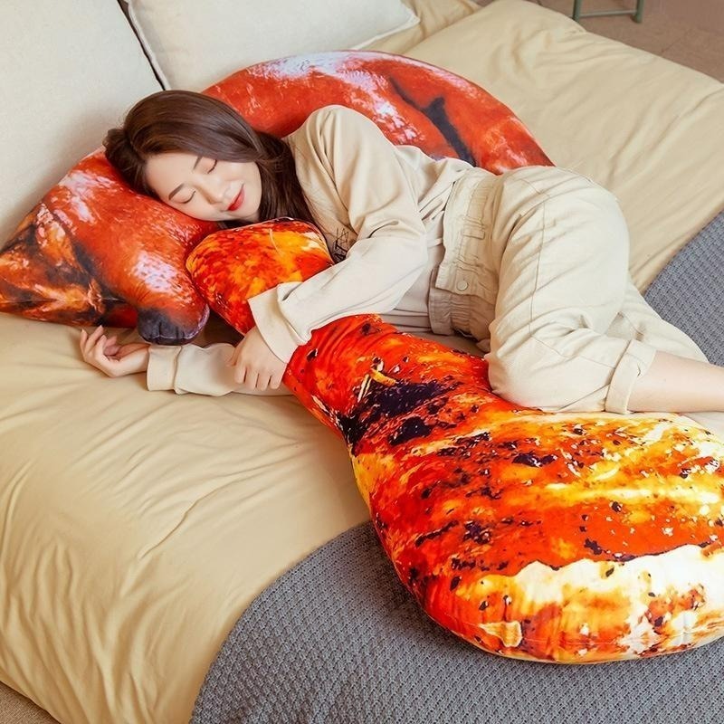 仿真豬蹄抱枕 豬腳抱枕 豬腳娃娃 豬蹄膀 娃娃 造型抱枕 仿真豬蹄膀抱枕 仿真豬腳抱枕 禮物 交換禮物 聖誕節-細節圖4