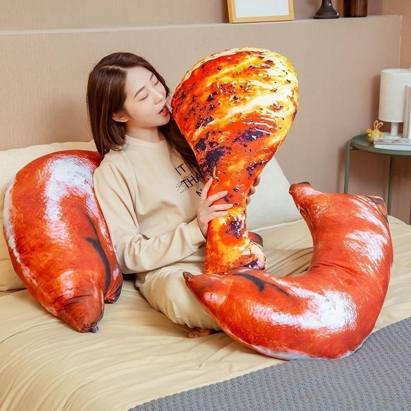 仿真豬蹄抱枕 豬腳抱枕 豬腳娃娃 豬蹄膀 娃娃 造型抱枕 仿真豬蹄膀抱枕 仿真豬腳抱枕 禮物 交換禮物 聖誕節-細節圖5