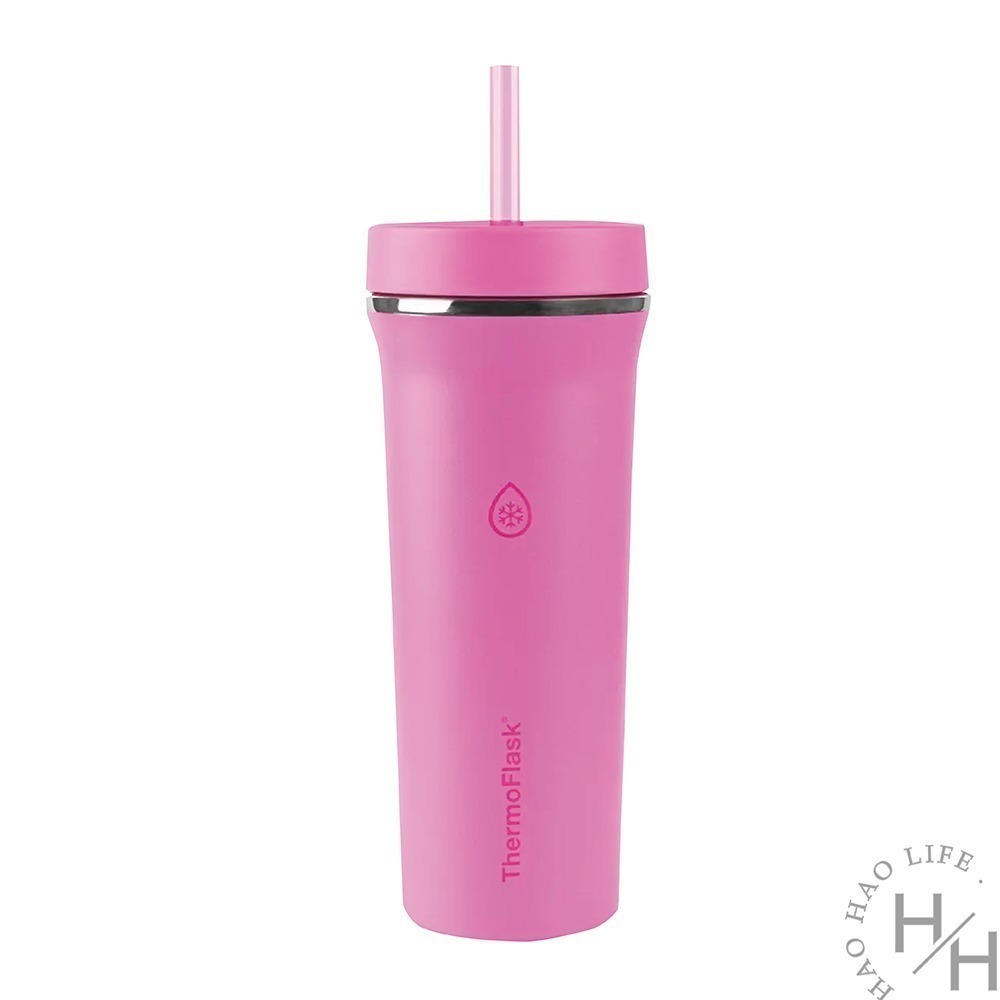 Thermoflask ✨新色上市✨ 不鏽鋼保冷保溫吸管隨行杯 950毫升 好市多 保溫杯 冰霸杯 水壺 環保 飲料杯-規格圖8