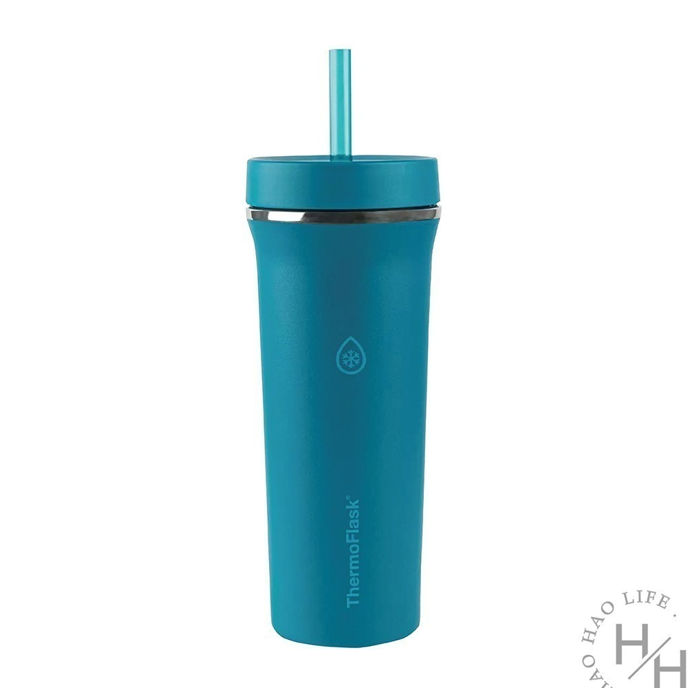 Thermoflask ✨新色上市✨ 不鏽鋼保冷保溫吸管隨行杯 950毫升 好市多 保溫杯 冰霸杯 水壺 環保 飲料杯-規格圖8