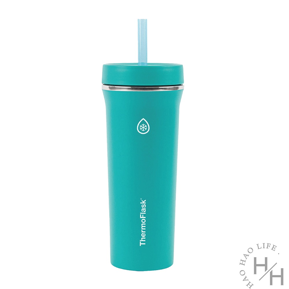 Thermoflask ✨新色上市✨ 不鏽鋼保冷保溫吸管隨行杯 950毫升 好市多 保溫杯 冰霸杯 水壺 環保 飲料杯-規格圖8