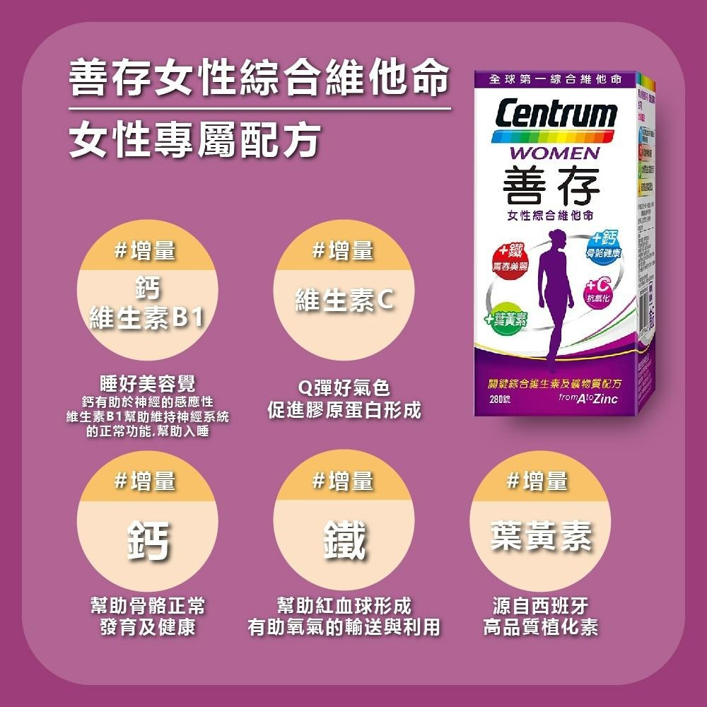 善存Centrum 綜合維他命280錠 超大容量 現貨免運快出 超低價!! 好市多 限時下殺 男性/女性 善存綜合維他命-細節圖5