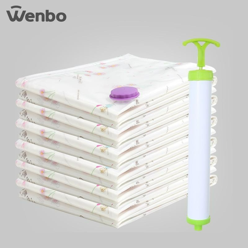 文博壓縮袋 收納袋 真空收納袋 真空壓縮袋 棉被收納袋 壓縮收納 居家收納 衣物收納袋 衣物壓縮袋 收納-細節圖7