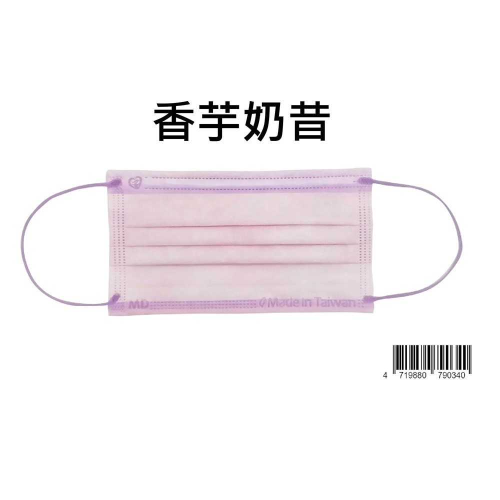 天心 盛藤 絕版出清 10入小包裝 平面成人醫療口罩 蜜糖系列(10入/盒) 成人平面 蜜糖系列口罩 平面口罩-規格圖2